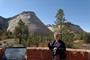 GCHQMK Zion National Park - Checkerboard Mesa og GCZ5Z9 Checkerboard Mesa - Zion NP, Utah, USA, 16. oktober 2013.
